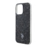 U.S. Polo для iPhone 16 Pro чехол PC/TPU Double Horse logo and Ring Black (MagSafe)