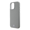 BMW для iPhone 16 Pro Max чехол Signature PU Full Wrapped Metal logo & Camera Hard Grey (MagSafe)