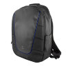 Mercedes Computer Backpack Piping для ноутбука до 15 дюймов, черный/синий MEBP15CLSBL