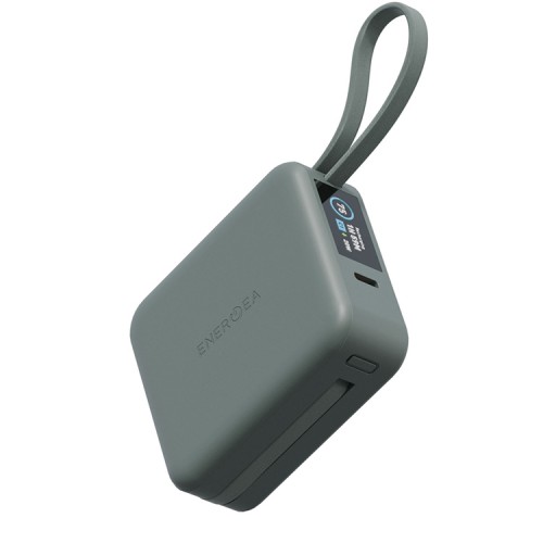 Energea АКБ MagPac MINI Plus, 10000W Magnetic wireless 15W +С 20W +2 C cables and Display Sage