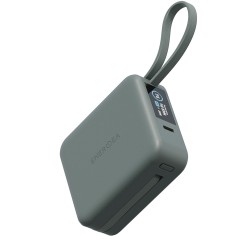 Energea АКБ MagPac MINI Plus, 10000W Magnetic wireless 15W +С 20W +2 C cables and Display Sage