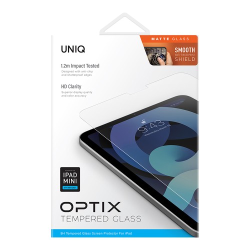 Uniq матовое стекло для iPad Mini 6 (2021) / 7 (2024) OPTIX Matte Clear