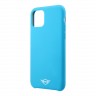 Чехол MINI Liquid Silicone Hard для iPhone 11 Pro, голубой