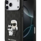 Karl Lagerfeld для iPhone 17 Pro Max чехол PU Saffiano Monogram NFT Karl & Choupette Hard Black