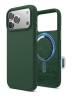 Elago для iPhone 17 Pro чехол Magnetic Silicone Alpine Green (MagSafe)