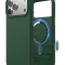 Elago для iPhone 17 Pro чехол Magnetic Silicone Alpine Green (MagSafe)