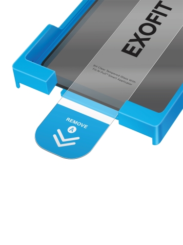 Uniq стекло для iPhone 17/16 Pro OPTIX EXOFit Privacy Anti-Dust Filter Black (+PRO applicator)