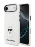 Karl Lagerfeld для iPhone Air чехол Liquid silicone NFT Choupette Metal Cam Hard White (MagSafe)