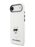 Karl Lagerfeld для iPhone Air чехол Liquid silicone NFT Choupette Metal Cam Hard White (MagSafe)