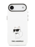 Karl Lagerfeld для iPhone Air чехол Liquid silicone NFT Choupette Metal Cam Hard White (MagSafe)