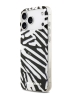 Karl Lagerfeld для iPhone 17 Pro Max чехол IML Zebra Hard + Nylon Hand cord Black