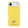 Karl Lagerfeld для iPhone Air чехол PU Saffiano FW NFT Karl&Choup metal & Cam Hard Yellow (MagSafe)