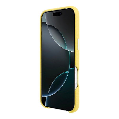 Karl Lagerfeld для iPhone Air чехол PU Saffiano FW NFT Karl&Choup metal & Cam Hard Yellow (MagSafe)