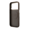Guess для iPhone 17 Pro чехол PU with Perforated 4G logo Metal camera Brown (MagSafe)