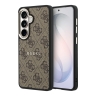 Guess для Galaxy S26 чехол PU 4G Classic metal logo &Camera Hard Brown (MagSafe)
