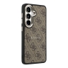 Guess для Galaxy S26 чехол PU 4G Classic metal logo &Camera Hard Brown (MagSafe)