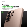 Elago для Galaxy S26 Ultra чехол Magnetic PU Leather Lovely Pink (MagSafe)