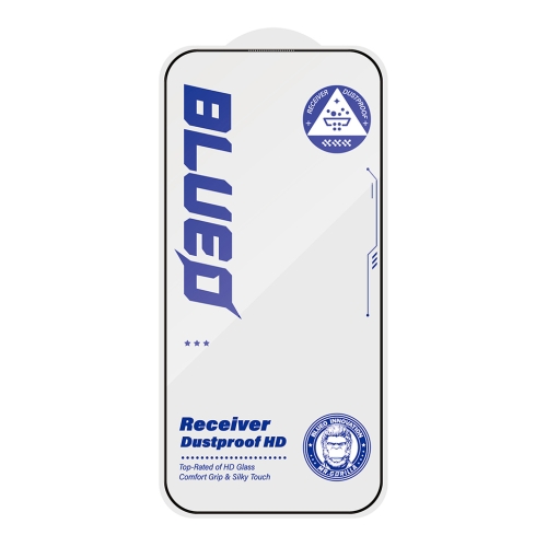 BlueO стекло для iPhone 18 Pro/17 Pro/17/16 Pro, Receiver Dustproof HD Anti-St Black
