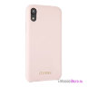 Чехол Guess Silicone Hard для iPhone XR, Light Pink