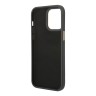 Чехол Guess PU 4G Script metal logo Hard для iPhone 14 Pro, черный