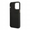 Чехол Guess PU 4G Script metal logo Hard для iPhone 14 Pro, черный