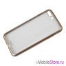 Чехол Deppa Gel Plus матовый для iPhone 7 Plus/8 Plus, золотая рамка