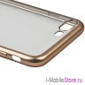Чехол Deppa Gel Plus матовый для iPhone 7 Plus/8 Plus, золотая рамка