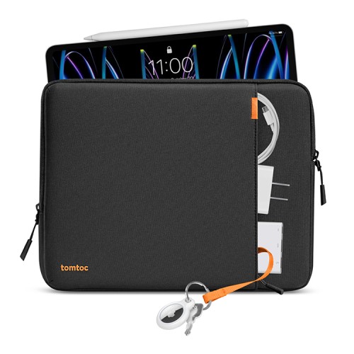 Tomtoc для планшетов 12.9" чехол-папка Defender Tablet Sleeve B13 Black