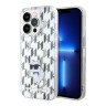 Karl Lagerfeld для iPhone 15 Pro чехол PC/TPU Monogram NFT Choupette Hard Transparent
