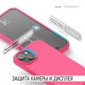 Elago для iPhone 15 чехол Soft silicone (Liquid) Ice Red