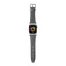 Karl Lagerfeld для Apple Watch 41/40/38 mm ремешок PU Saffiano Monogram Silver