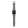 Karl Lagerfeld для Apple Watch 41/40/38 mm ремешок PU Saffiano Monogram Silver