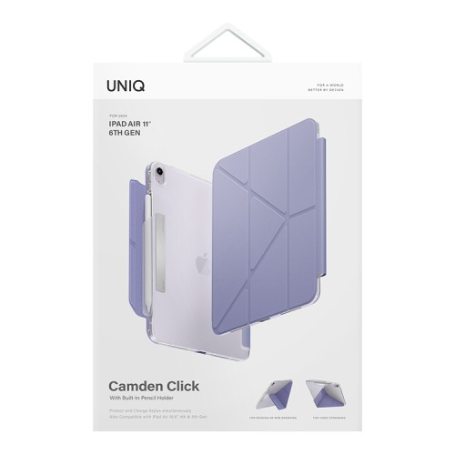 Uniq для iPad Air 11 (2024/25) / Air 10.9 (2020/22) чехол Camden Click Light Violet