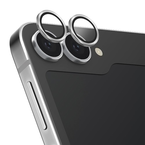 Uniq стекло для Galaxy Z Flip 6 OPTIX Camera Lens protector Aluminium Silver