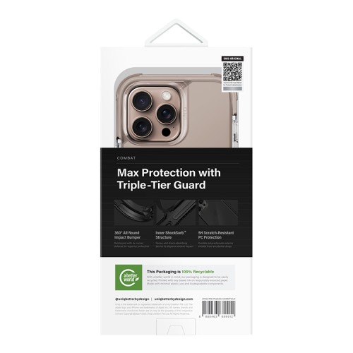 Uniq для iPhone 16 Pro Max чехол Combat Taupe Gold (MagSafe)