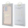 Guess для iPhone 16 Pro чехол PC/TPU Heart Pink
