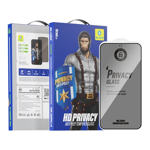 BlueO стекло для Galaxy S25, Anti-peep Black (приватное)