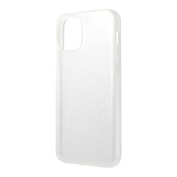 Чехол Guess 4G 3D raised Hard для iPhone 12 mini, прозрачный