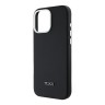 TUMI для iPhone 16 Pro чехол Genuine Full Wrap Smooth Leather Hard Full Black (MagSafe)