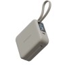 Energea АКБ MagPac MINI Plus, 10000W Magnetic wireless 15W +С 20W +2 C cables and Display Sand