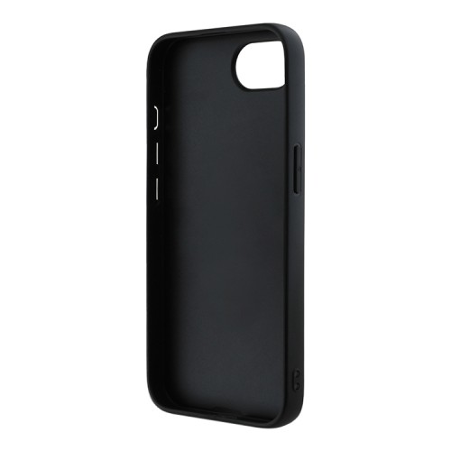 Karl Lagerfeld для iPhone 16e чехол Fixed glitters NFT Karl & Choupette metal Heads Hard Black