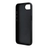 Karl Lagerfeld для iPhone 16e чехол Fixed glitters NFT Karl & Choupette metal Heads Hard Black