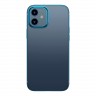 Чехол Baseus Shining Case Anti-Fall для iPhone 12 mini, синяя рамка