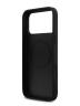 Guess для iPhone 17 Pro Max чехол PU 4G Triangle Diamond metal logo Hard Black (MagSafe)