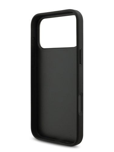 Karl Lagerfeld для iPhone 17 Pro Max чехол PU Saffiano Monogram NFT Karl iKonik черный