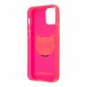 Чехол Karl Lagerfeld TPU FLUO Choupette Hard для iPhone 12 | 12 Pro, розовый