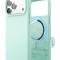 Elago для iPhone 17 Pro чехол Magnetic Silicone Aqua Sky (MagSafe)