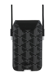Lacoste для смартфонов чехол Crossbody Phone Sleeve PVC The Blend Black (XL, Pro Max) + Cord