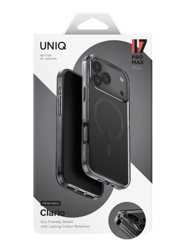 Uniq для iPhone 17 Pro Max чехол Clario Smoke (MagSafe)