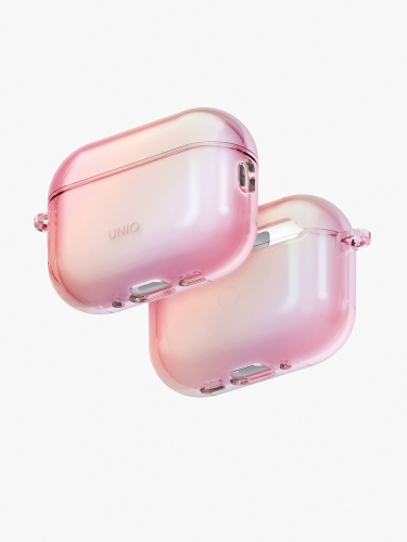 Uniq для Airpods Pro 3 чехол Iridescia (holographic) Pink Prism